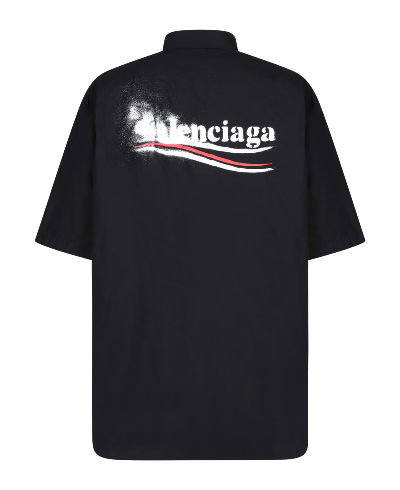 Balenciaga Political Stencil Shirt - BLACK