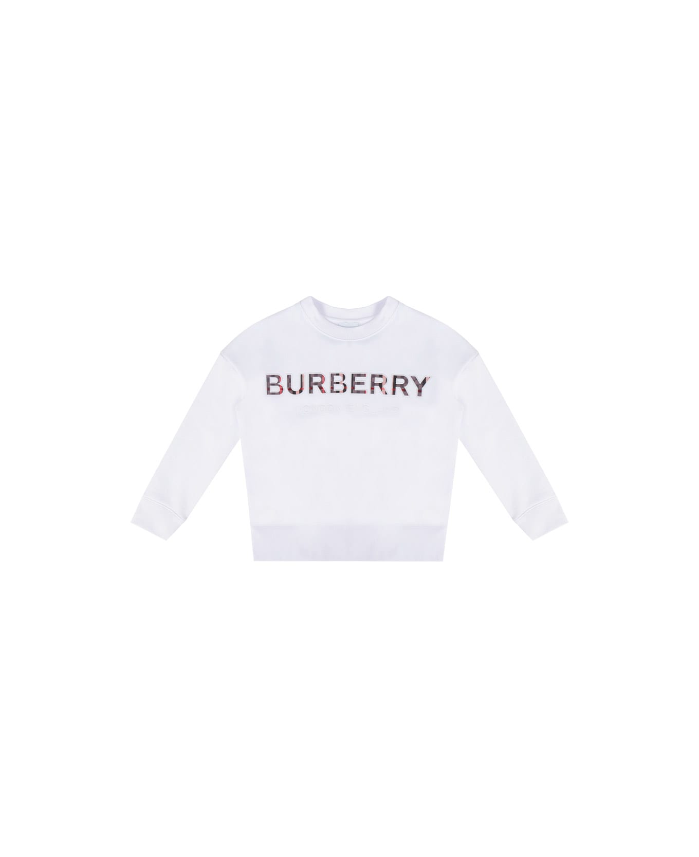 Burberry Eugene Sweatshirt For Boys - White