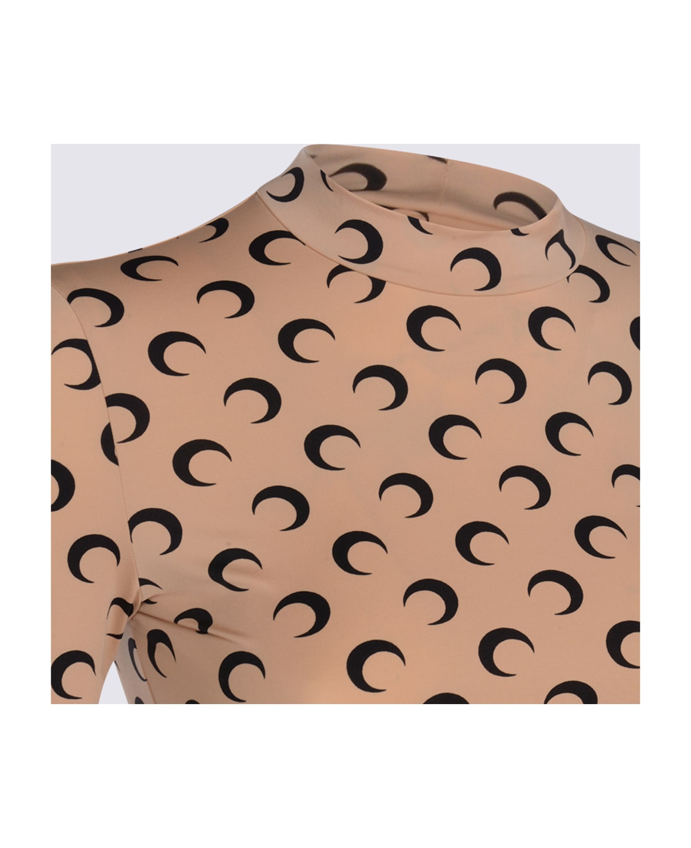 Marine Serre Beige Top - Brown