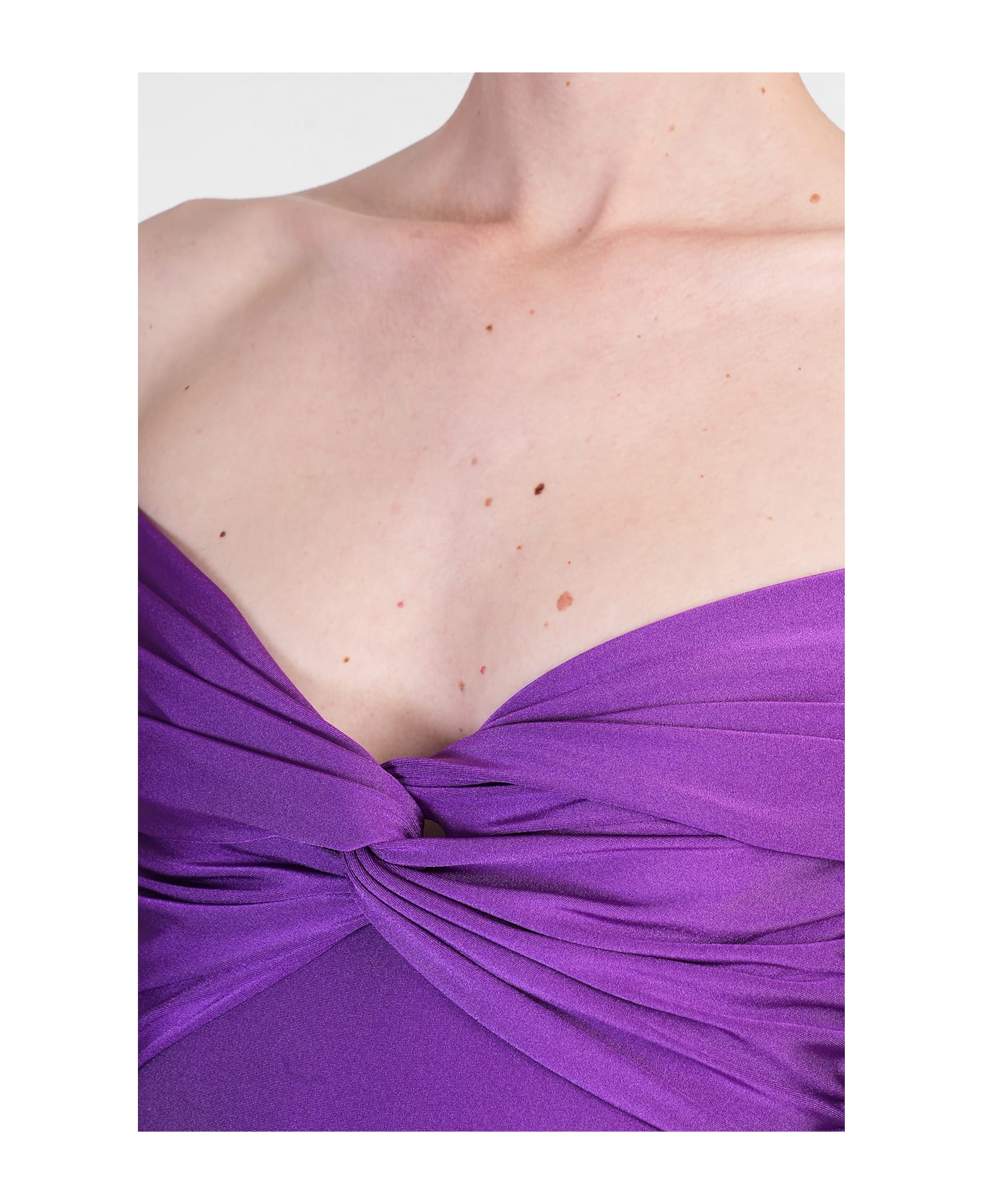 The Andamane Kendall Bodysuit Body In Viola Polyamide - Viola