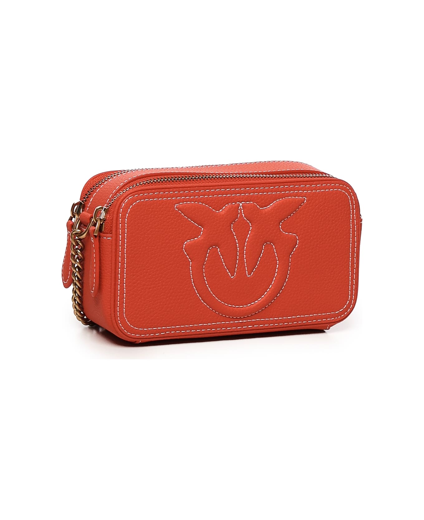 Pinko Mini Carrie Shoulder Bag - Red