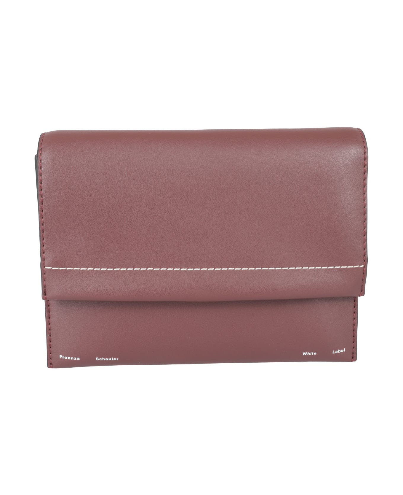 Proenza Schouler White Label Accordion Flap Bag - Bordeaux