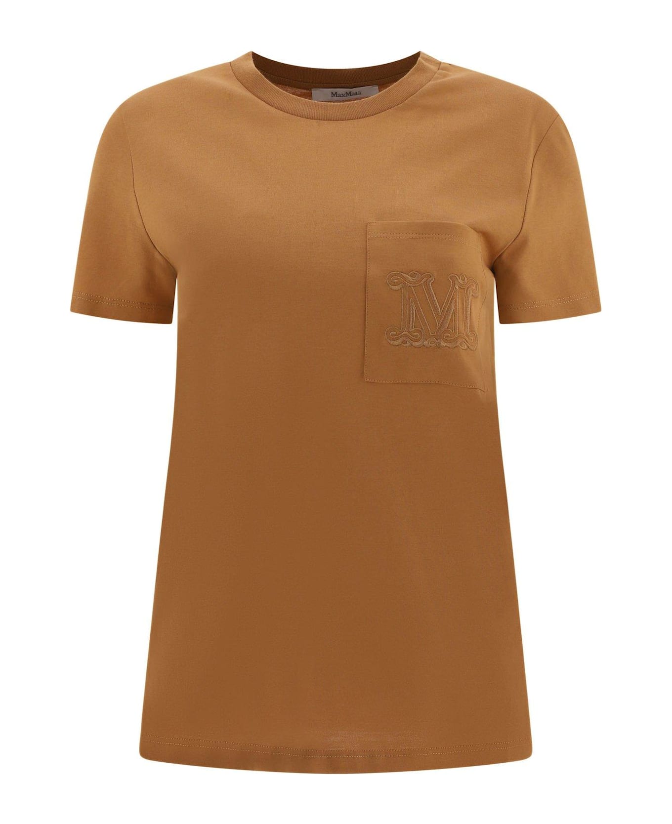 Max Mara Logo Embroidered Crewneck T-shirt