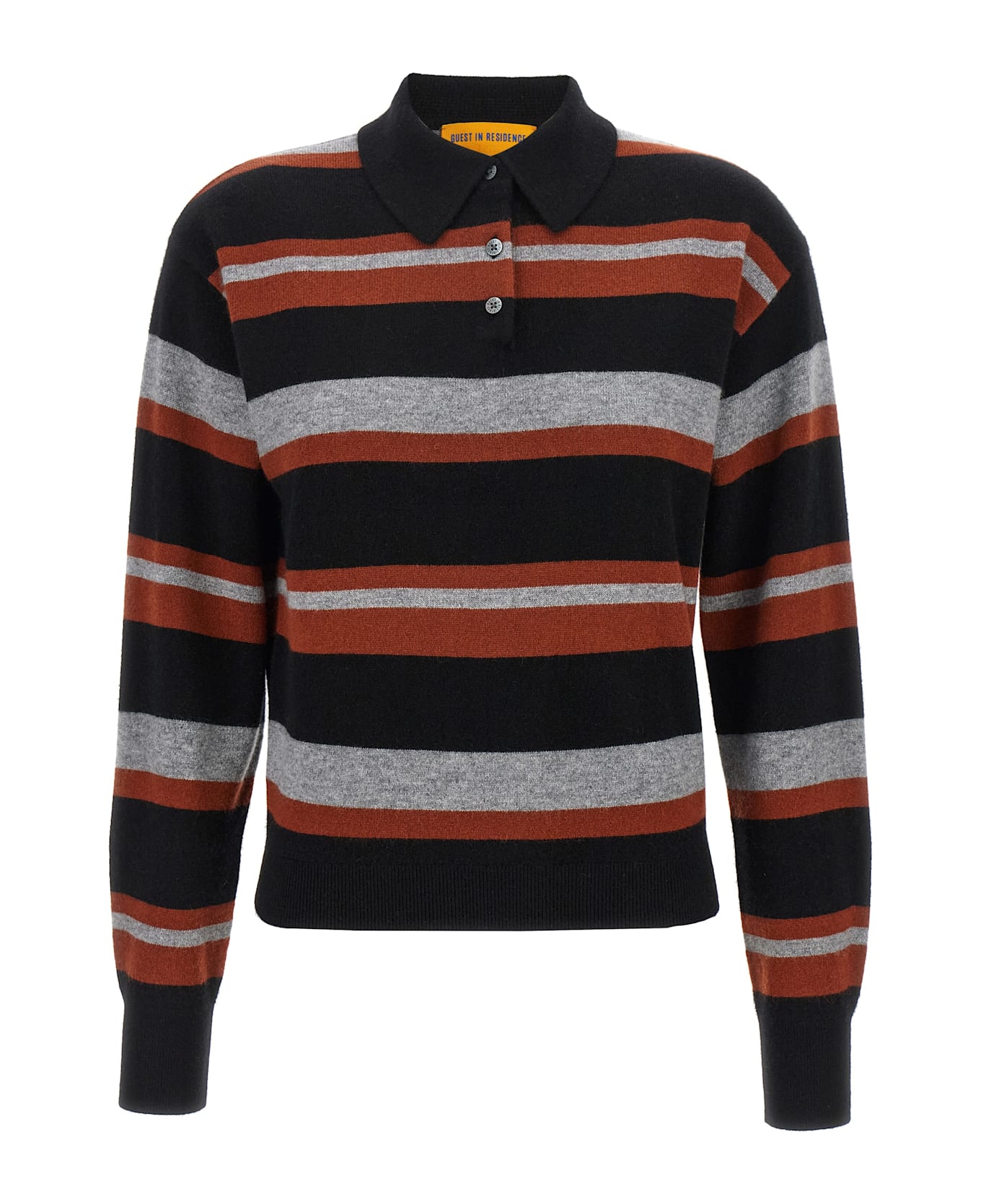 Guest in Residence 
collegiate Stripe
 Polo Shirt - Multicolor