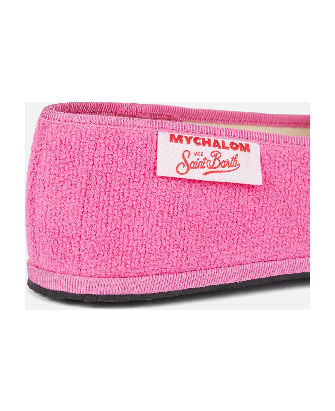 MC2 Saint Barth Woman Pink Terry Slipper Loafer | My Chalom Special Edition - PINK
