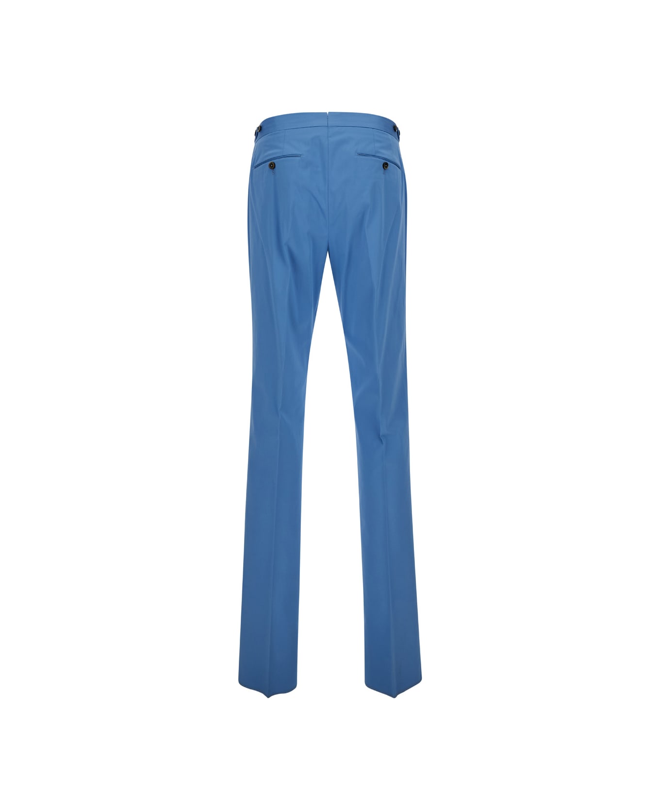 PT01 Light Blue Slim Fit Tailoring Pants In Cotton Blend Man - Light blue ボトムス