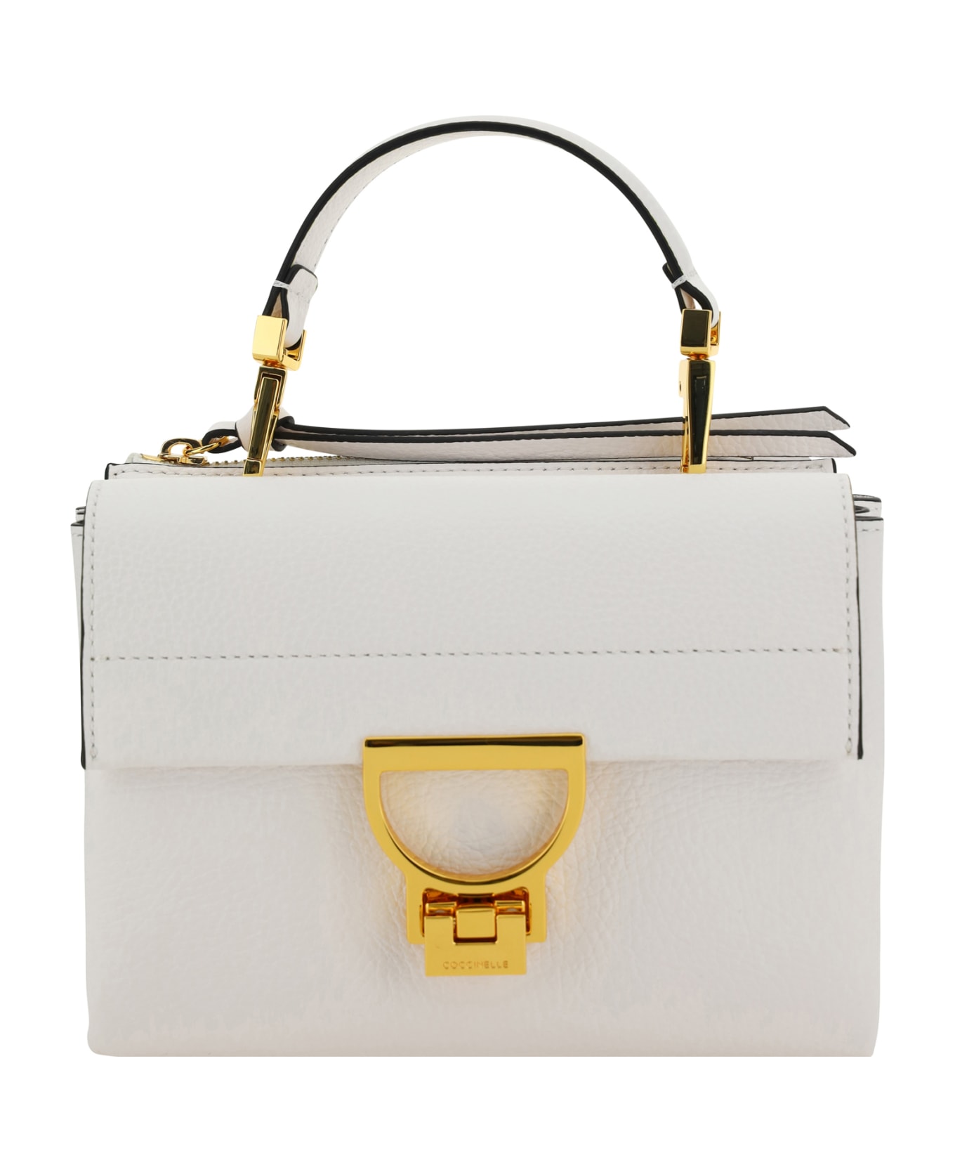 Coccinelle Arlettis Handbag - Brillant white