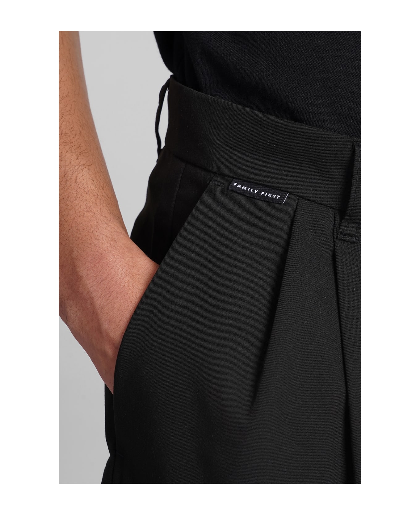 Family First Milano Shorts In Black Polyester - black