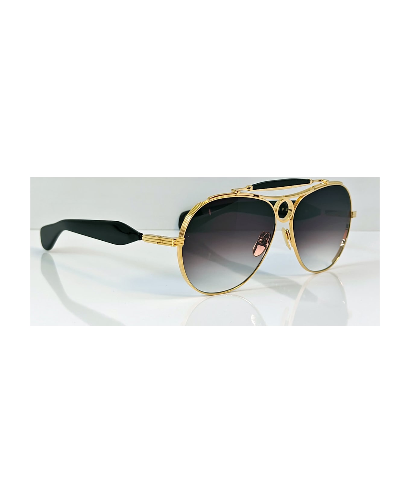 Jacques Marie Mage Aspen - Gold Sunglasses - dark gold