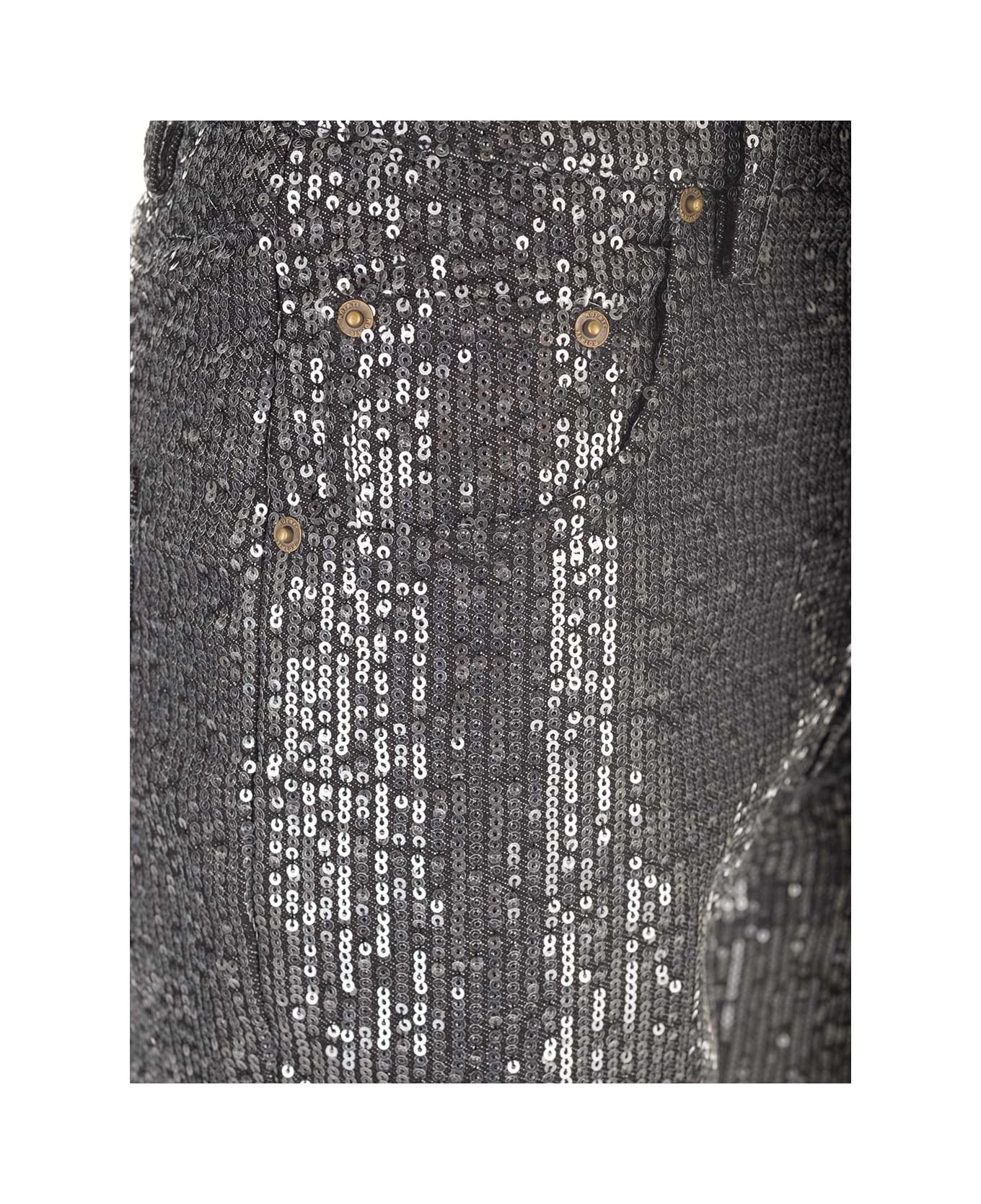 Rotate by Birger Christensen Sequins Trousers - Black