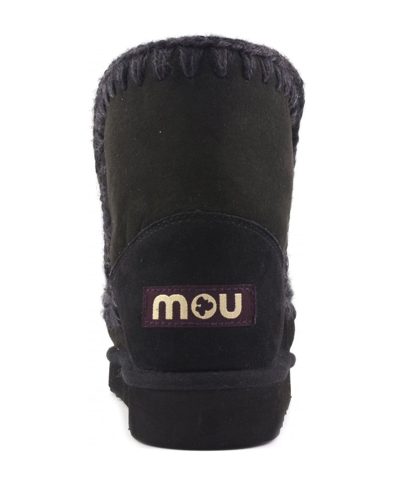 Mou Black Double-face Sheepskin Eskimo 18 - Black