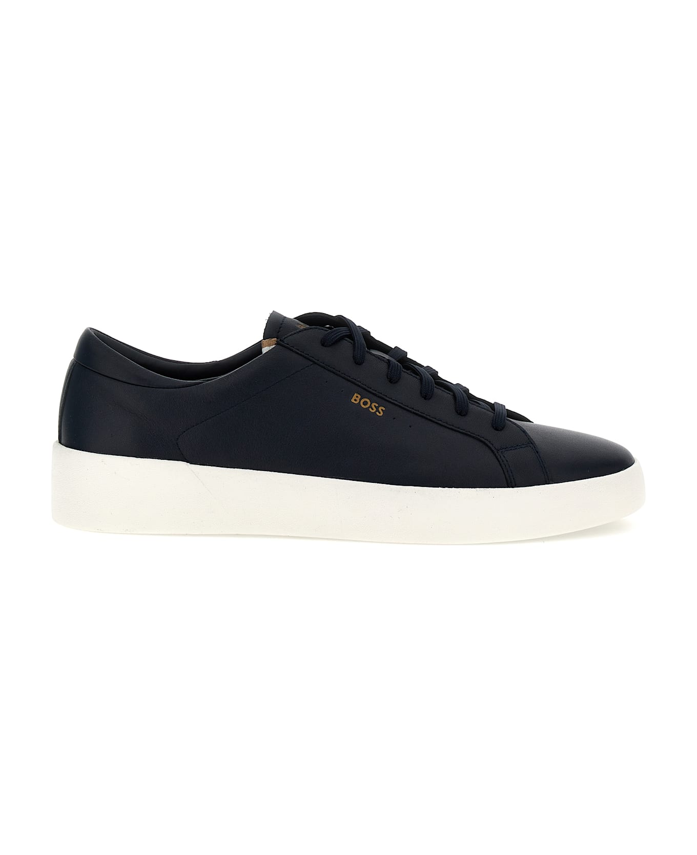Hugo Boss Leather Sneakers - Blue