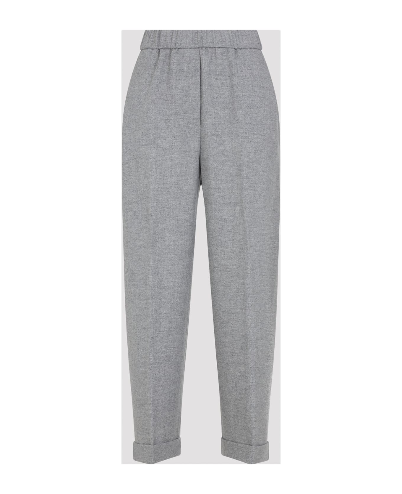 Peserico Virgin Wool Pants - Grigio Pietra