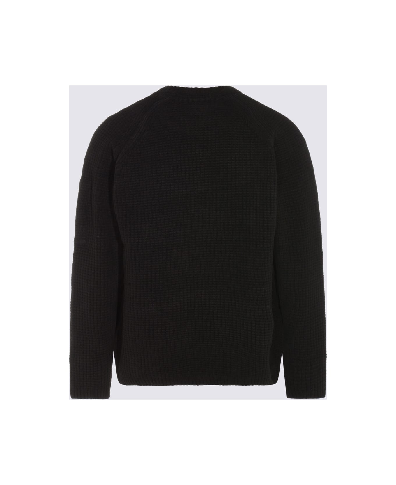 C.P. Company Black Cotton Knitwear - Black