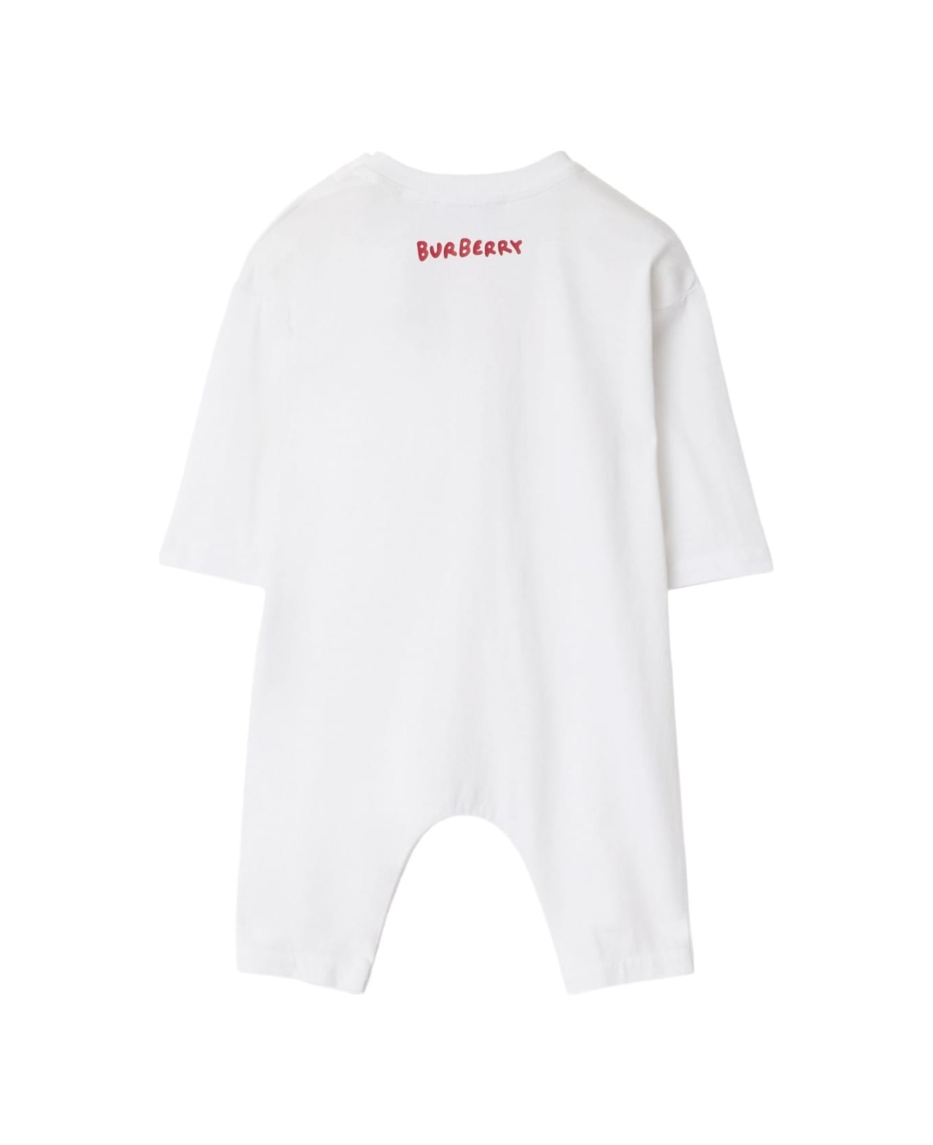 Burberry Kids Thomas Bear Onesie - White