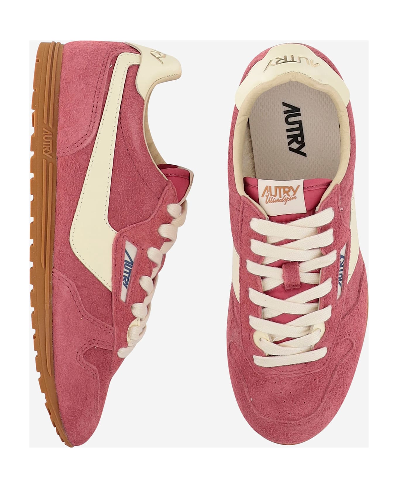 Autry Windspin Leather Sneakers - Cheye/rut