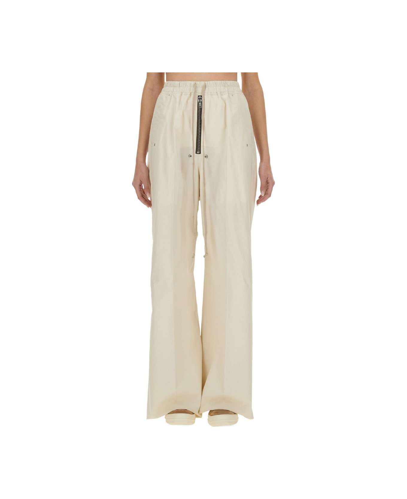 Rick Owens Wide Leg Pants - IVORY
