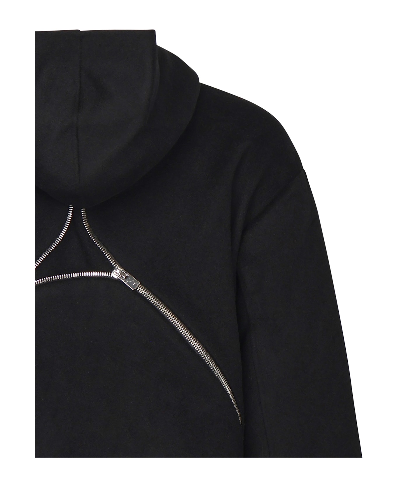 Heliot Emil Wool Zip-up Jacket - Black