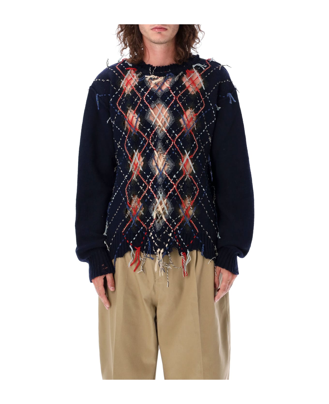 Maison Margiela Cut-out Knit Sweater | italist