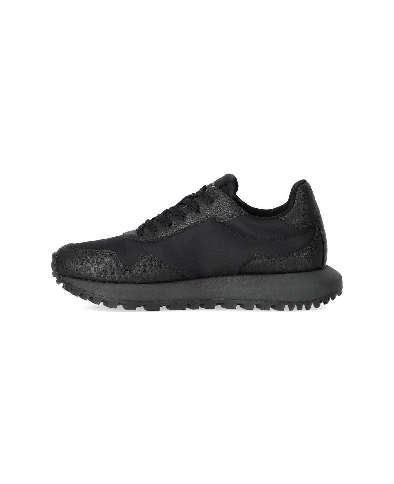 Emporio Armani Sustainability Low-top Sneakers - Black
