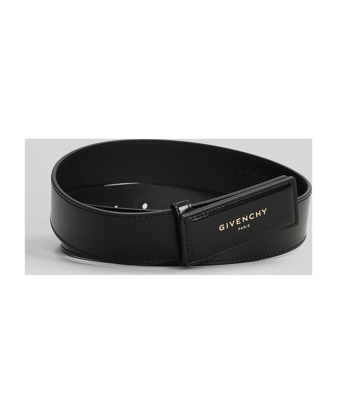 Givenchy Belts In Black Leather - black