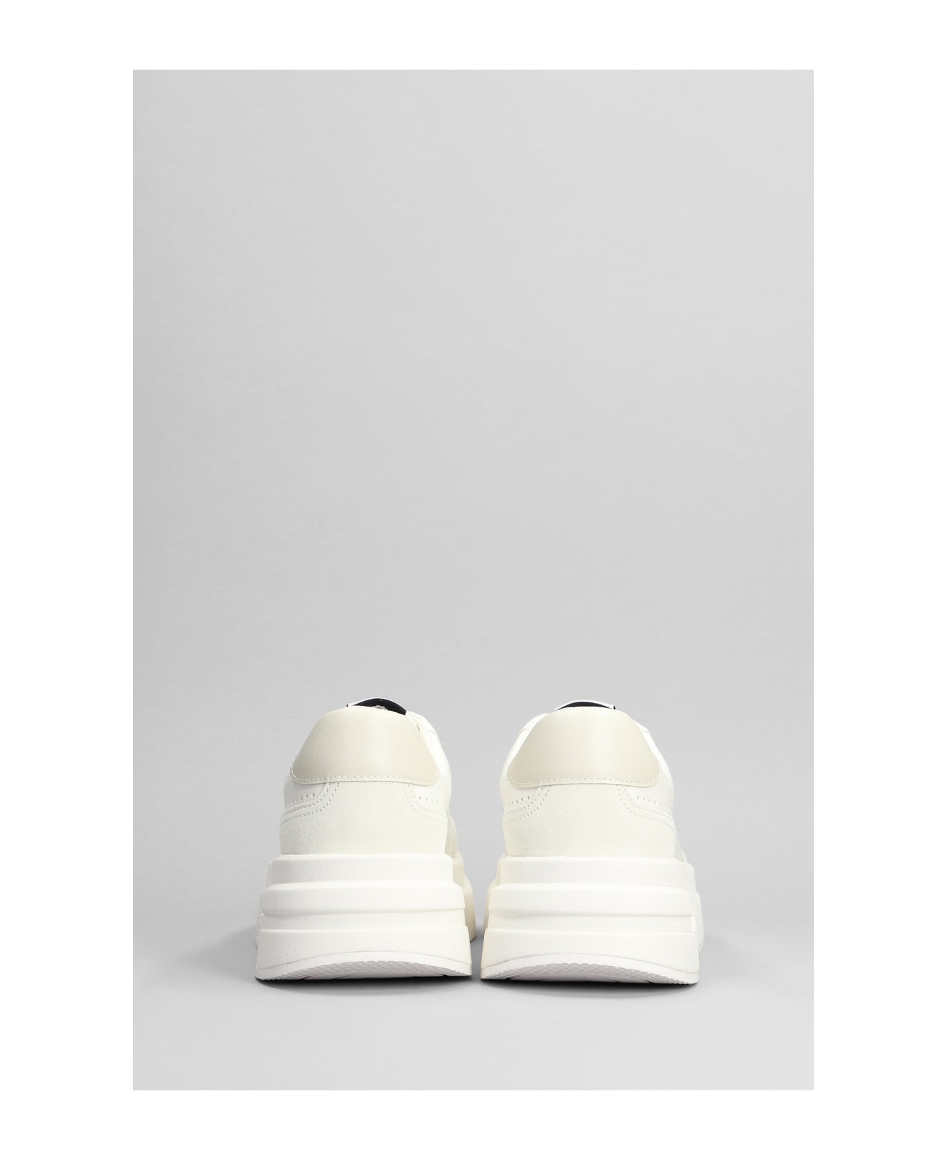 Ash Impuls Bis Sneakers In White Leather - white