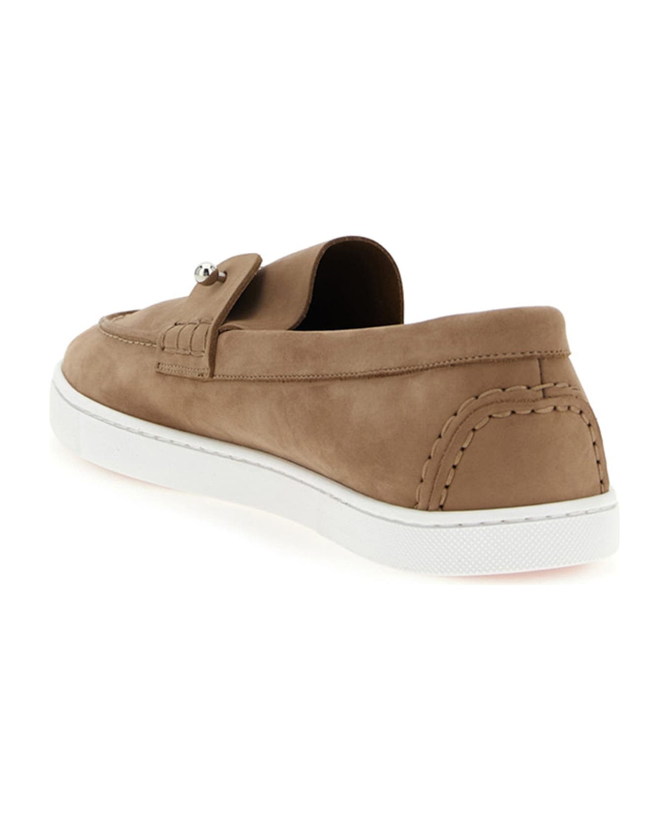 Christian Louboutin 
chambeliboat Flat
 Loafers - Beige