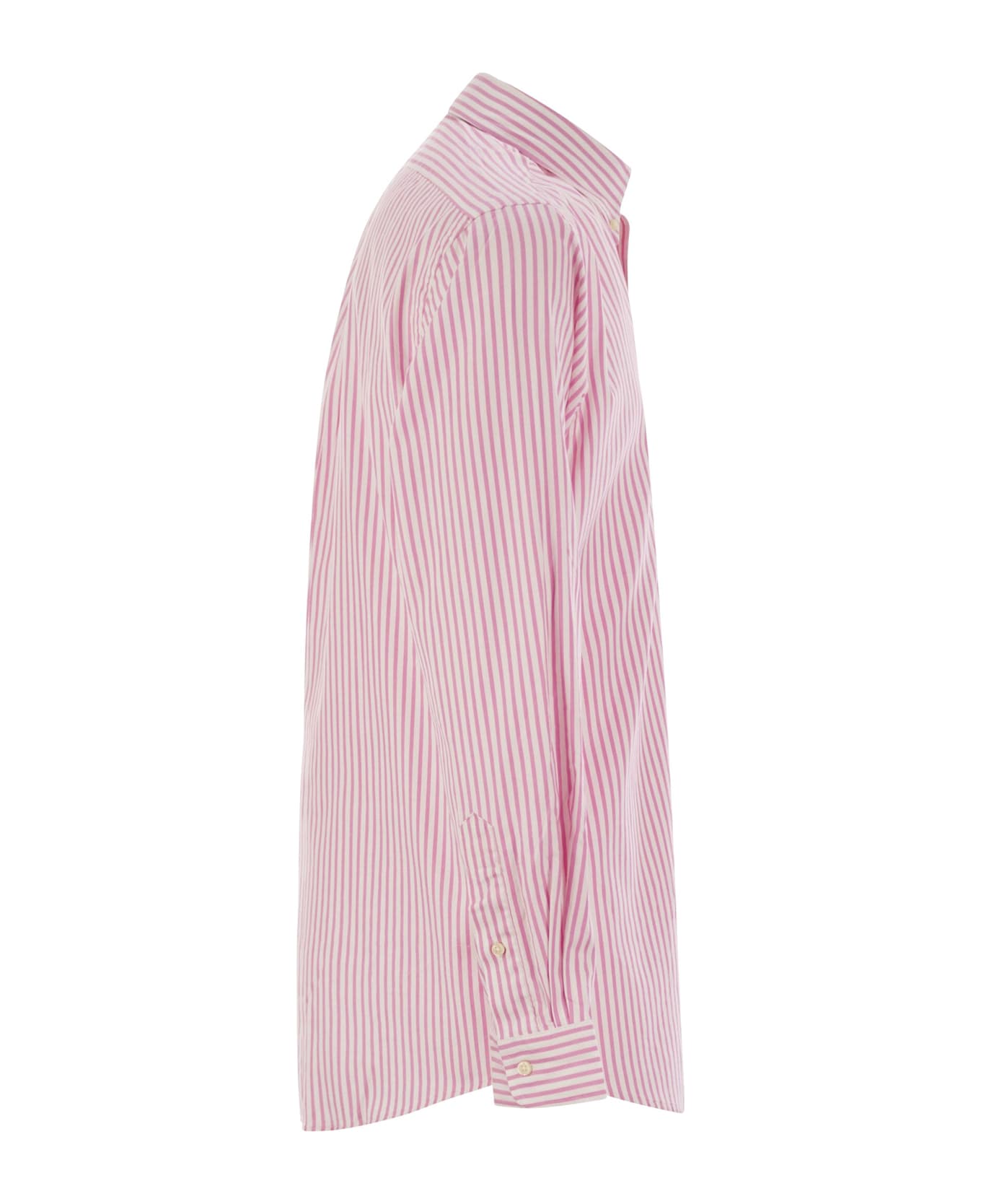Ralph Lauren Stretch Oxford Shirt - Pink/white