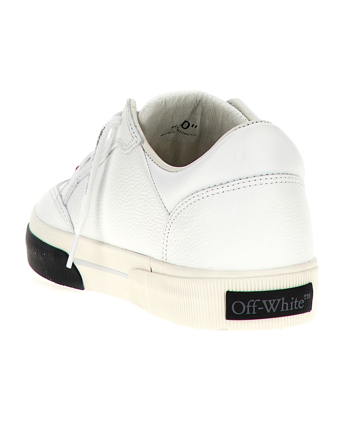 Off-White 'new Low Vulcanized' Sneakers - White/Black