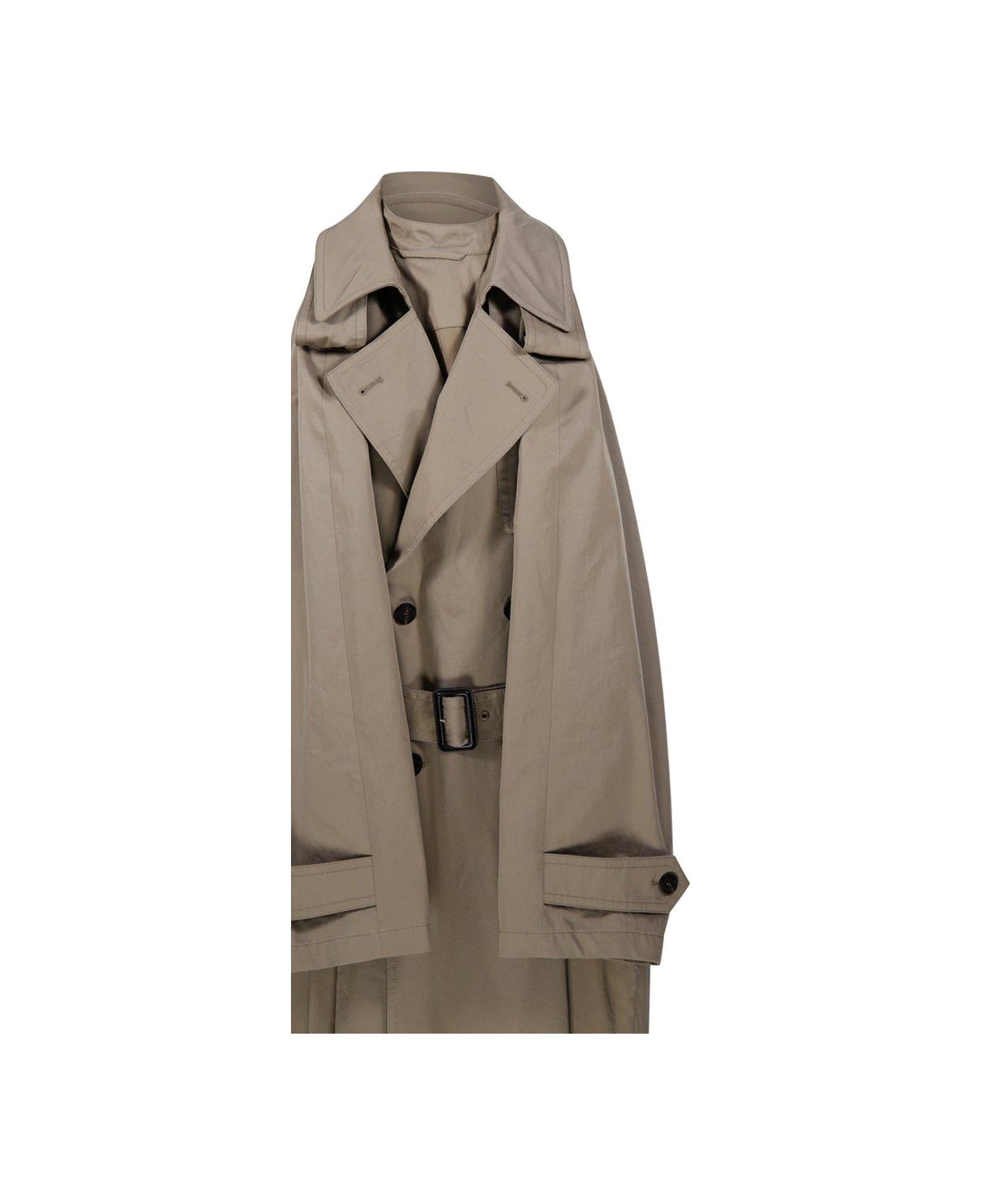 Balenciaga Suspended Trench Dress - Beige