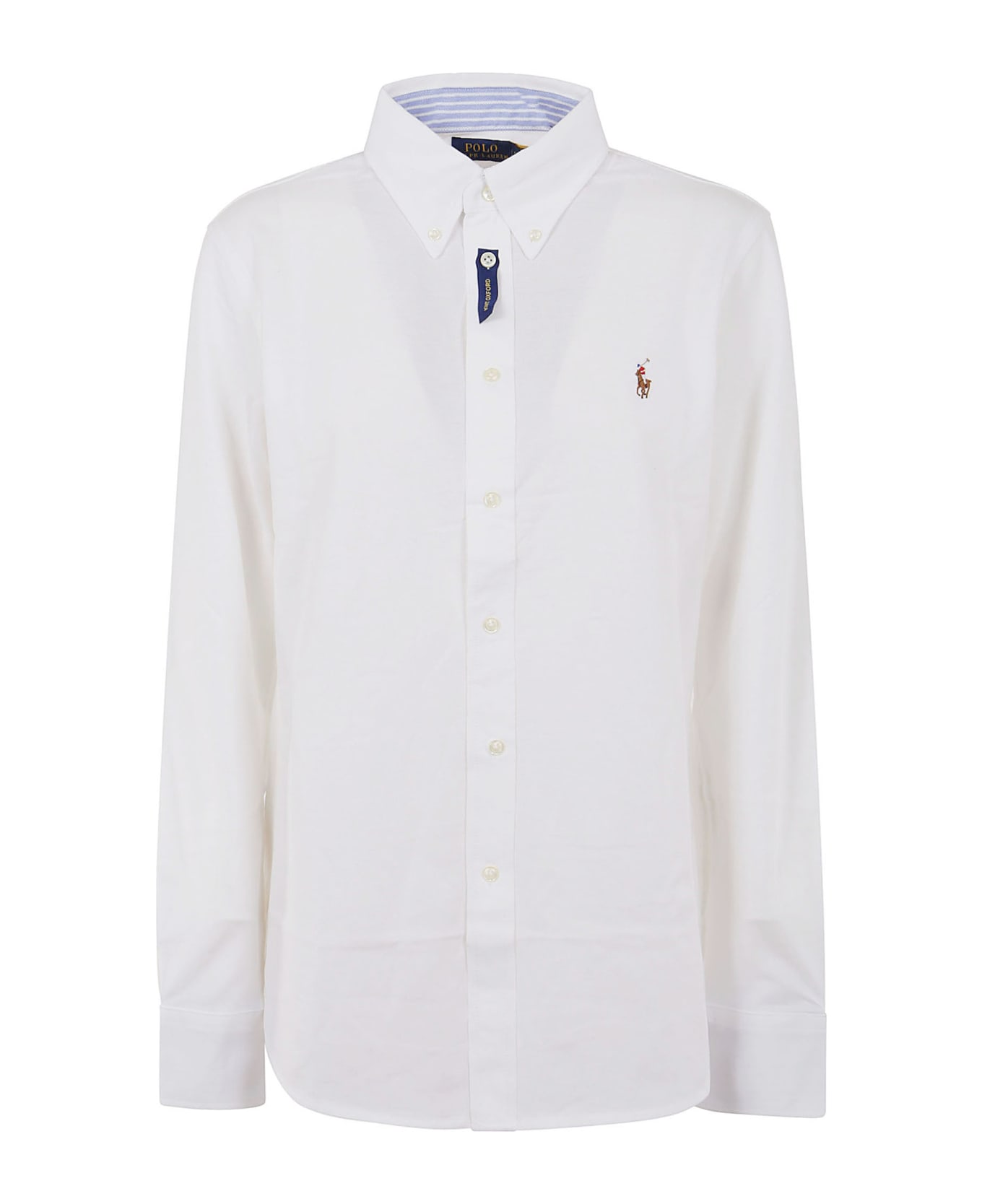 Polo Ralph Lauren Ls Heidi-skinny-long Sleeve-knit - White