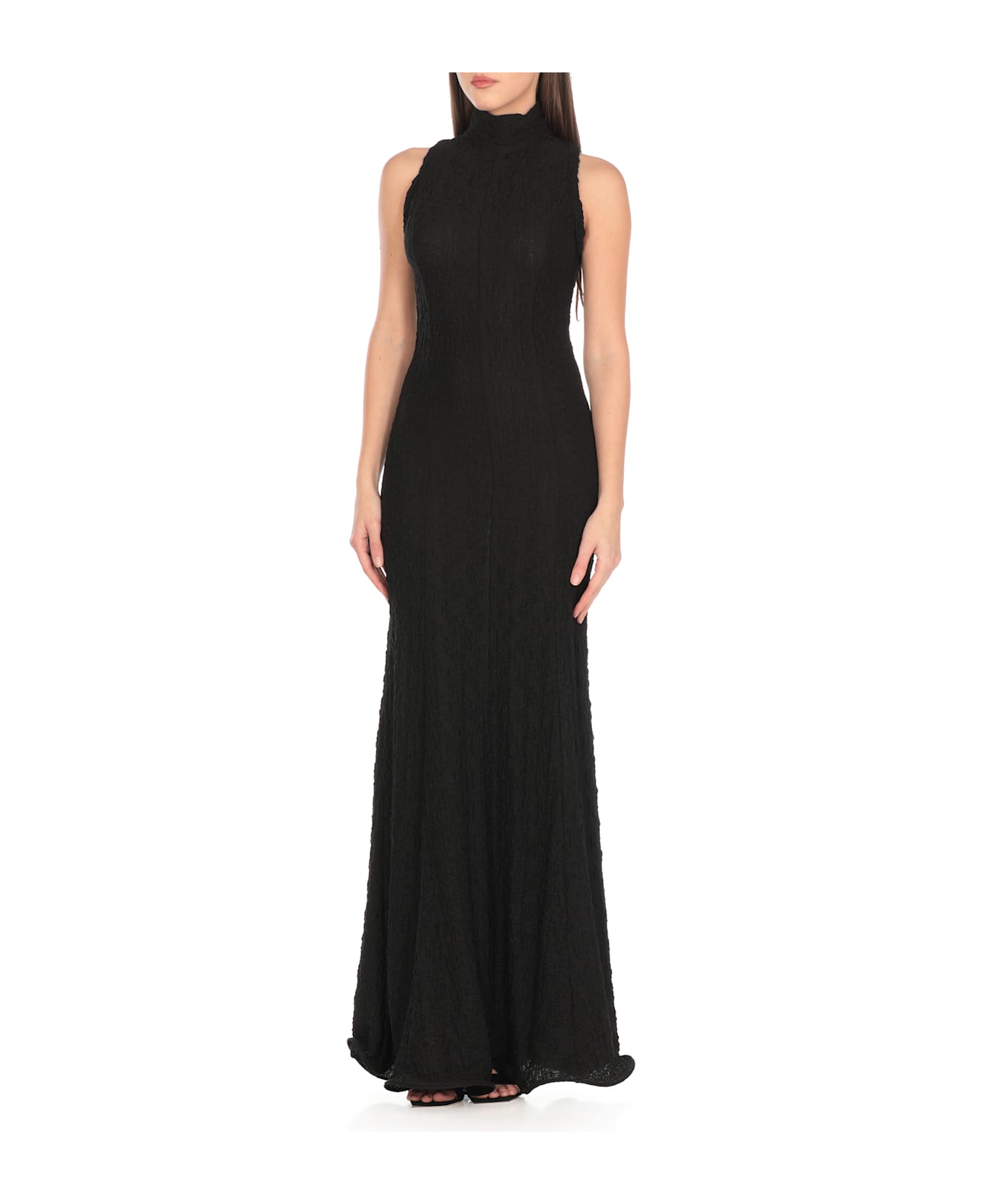 MSGM Cotton Dress - Black