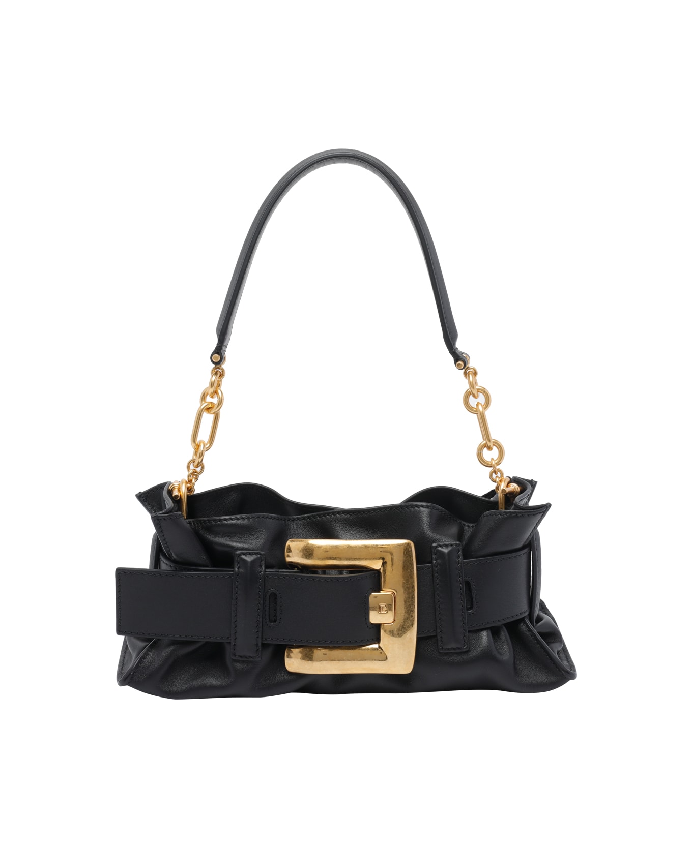 Balmain Mini Anthem Shoulder Bag - Black