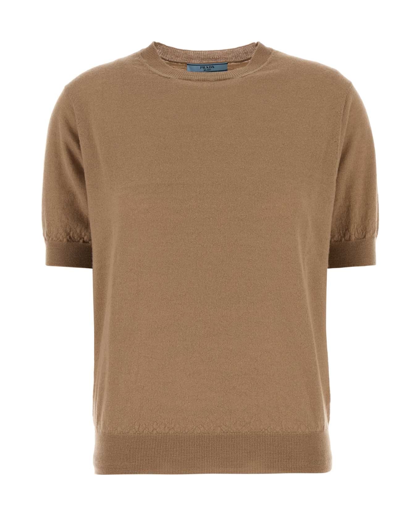 Prada Camel Cashmere Sweater - CAMMELLO