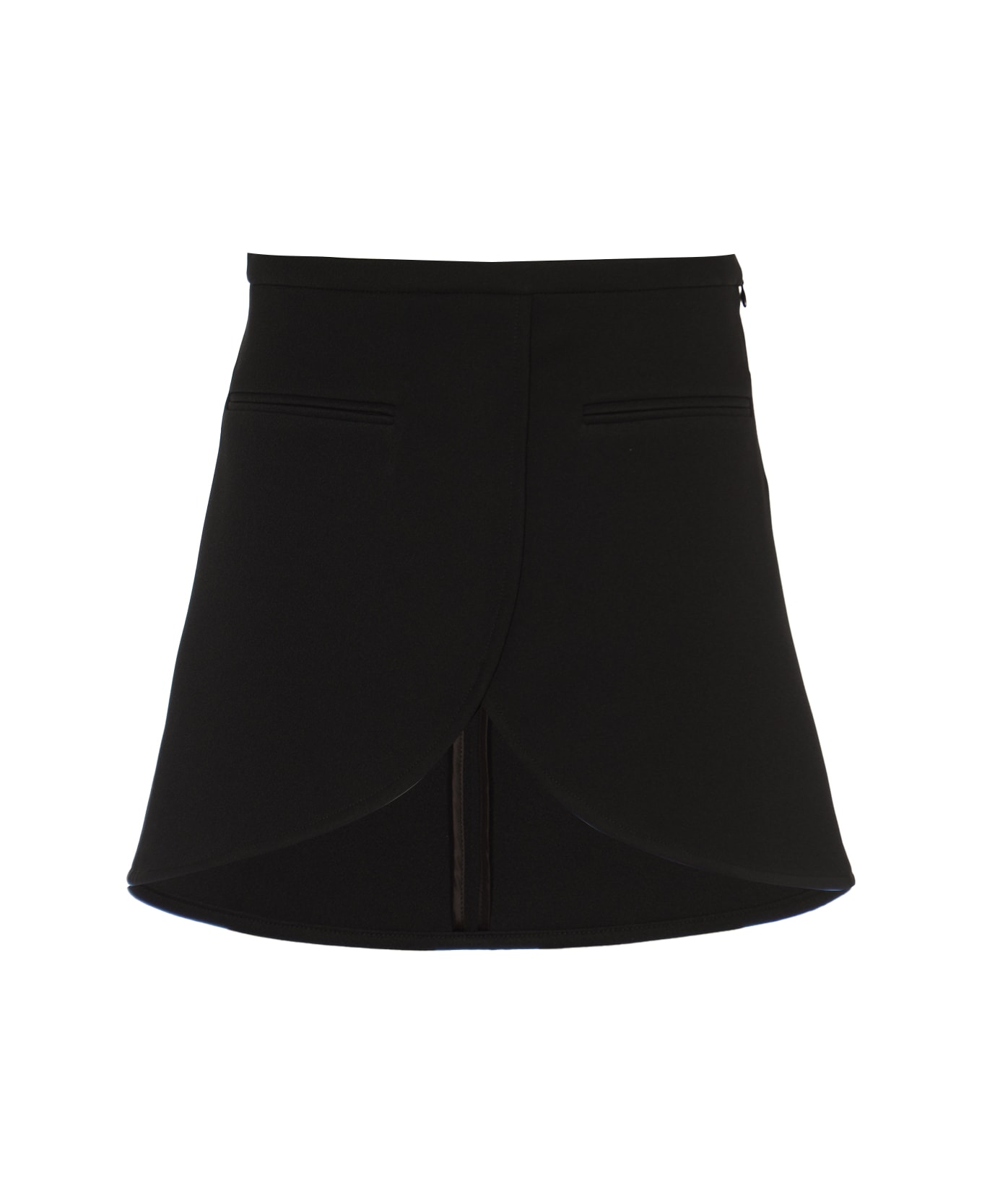 Courrèges Ellipse Twill Skirt - Black スカート