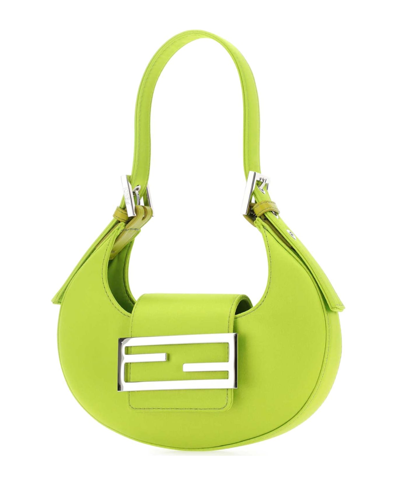 Fendi Acid Green Leather Mini Fendi Cookie Handbag - F1J3R