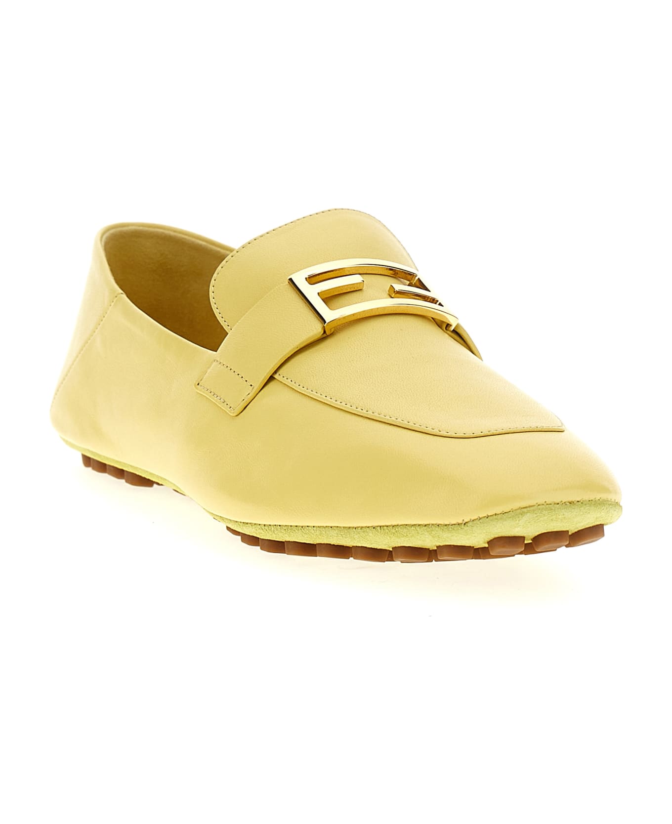 Fendi 'baguette' Loafers - Yellow