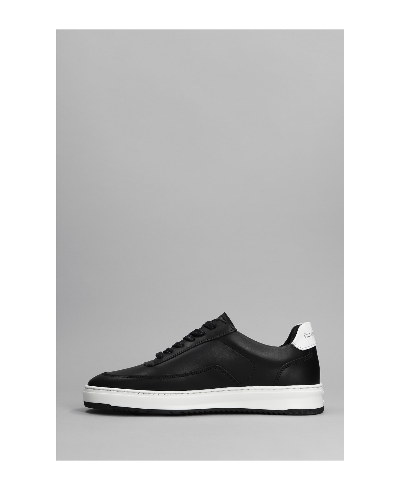 Filling Pieces Mondo Lux Sneakers In Black Leather - Black スニーカー