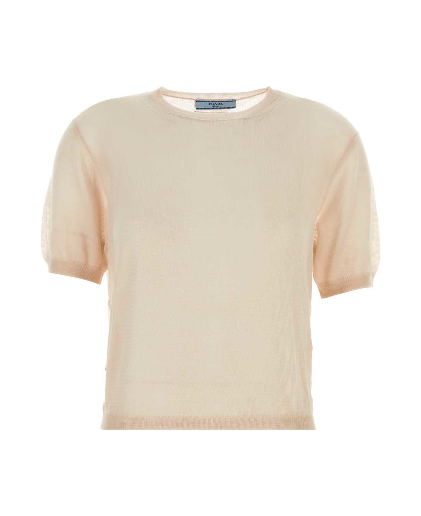 Prada Skin Pink Cashmere Sweater - DESERTO