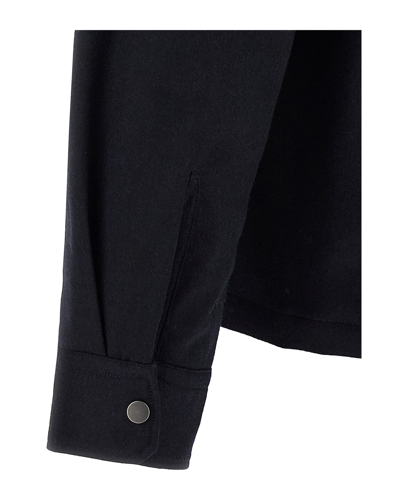 Zegna Techmerino Overshirt - Blue