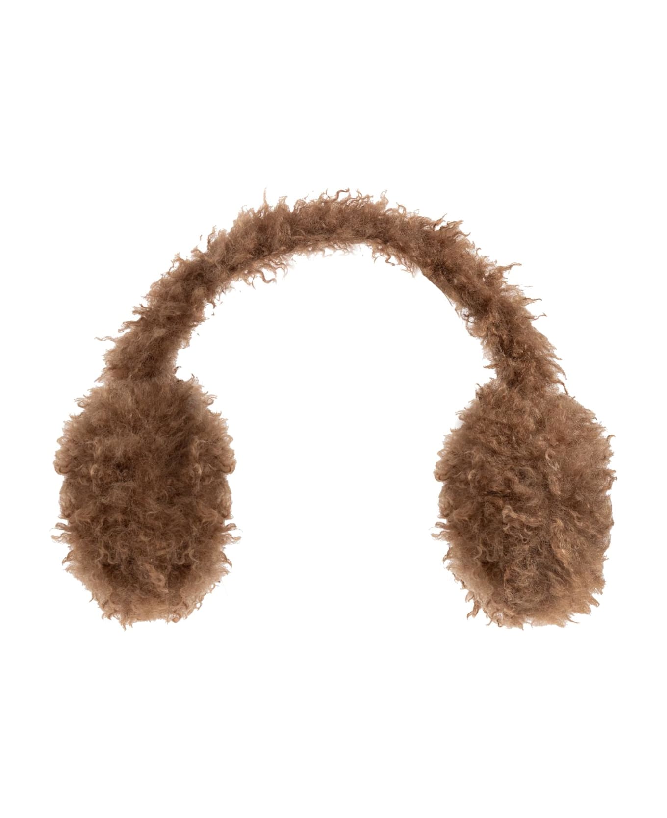 Moncler Futrzane Earmuffs - BROWN