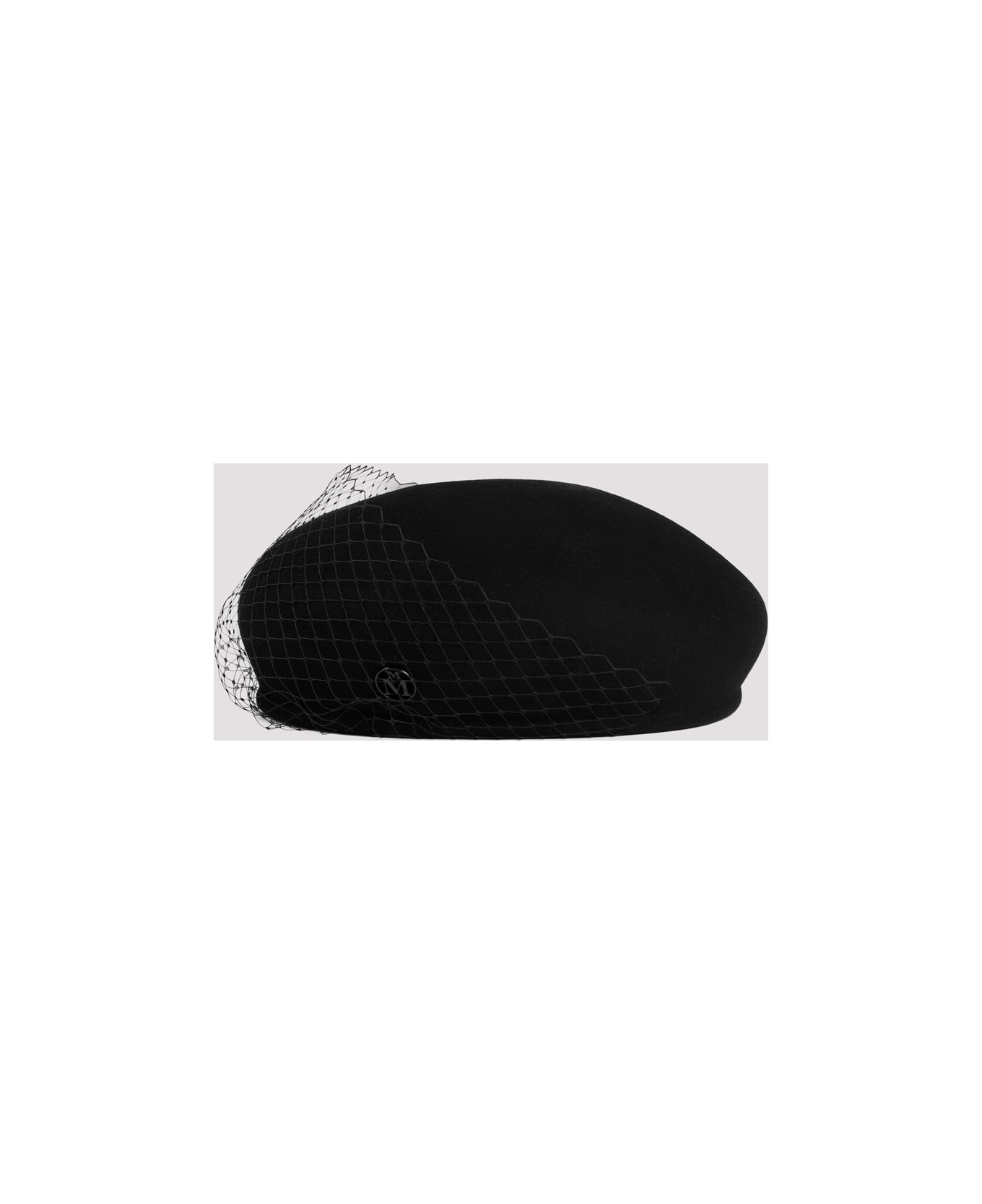 Maison Michel New Bonni Veil Hat - Black