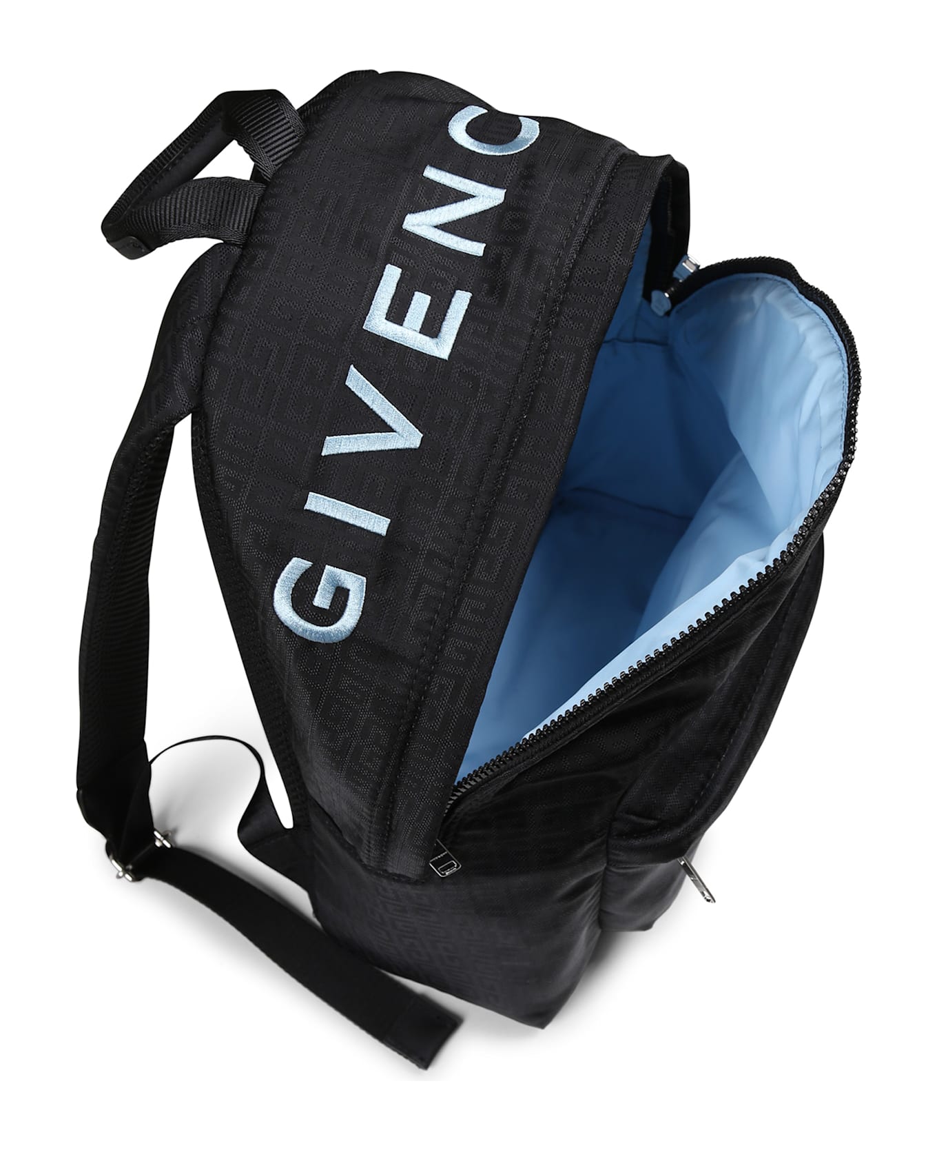 Givenchy Black Backpack For Kids With 4g Motif - Black