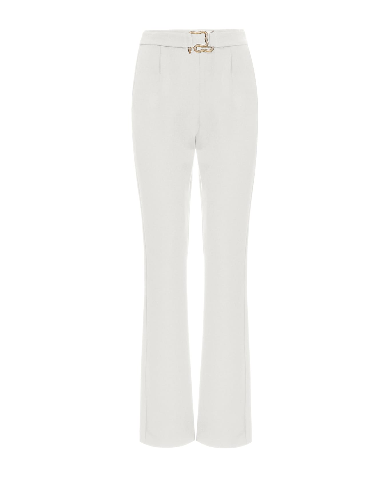 Just Cavalli White Casual Trousers - White