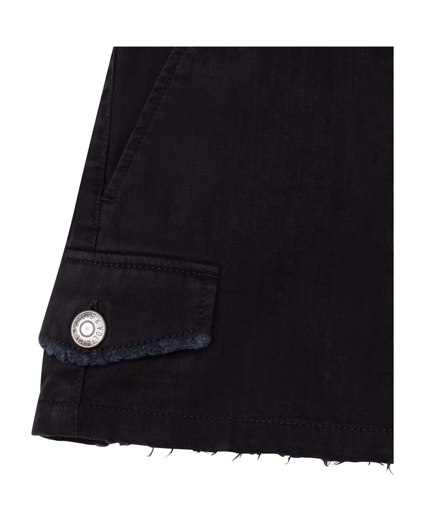 Zadig & Voltaire Shorts With Pockets - Black ボトムス