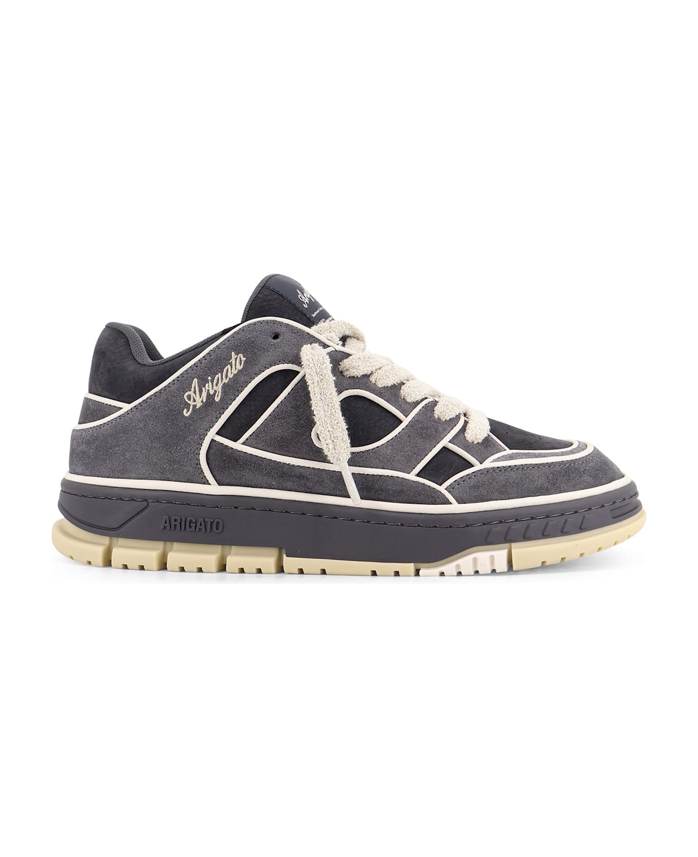 Axel Arigato Area Lo Low-top Suede Sneakers - Blackbeige