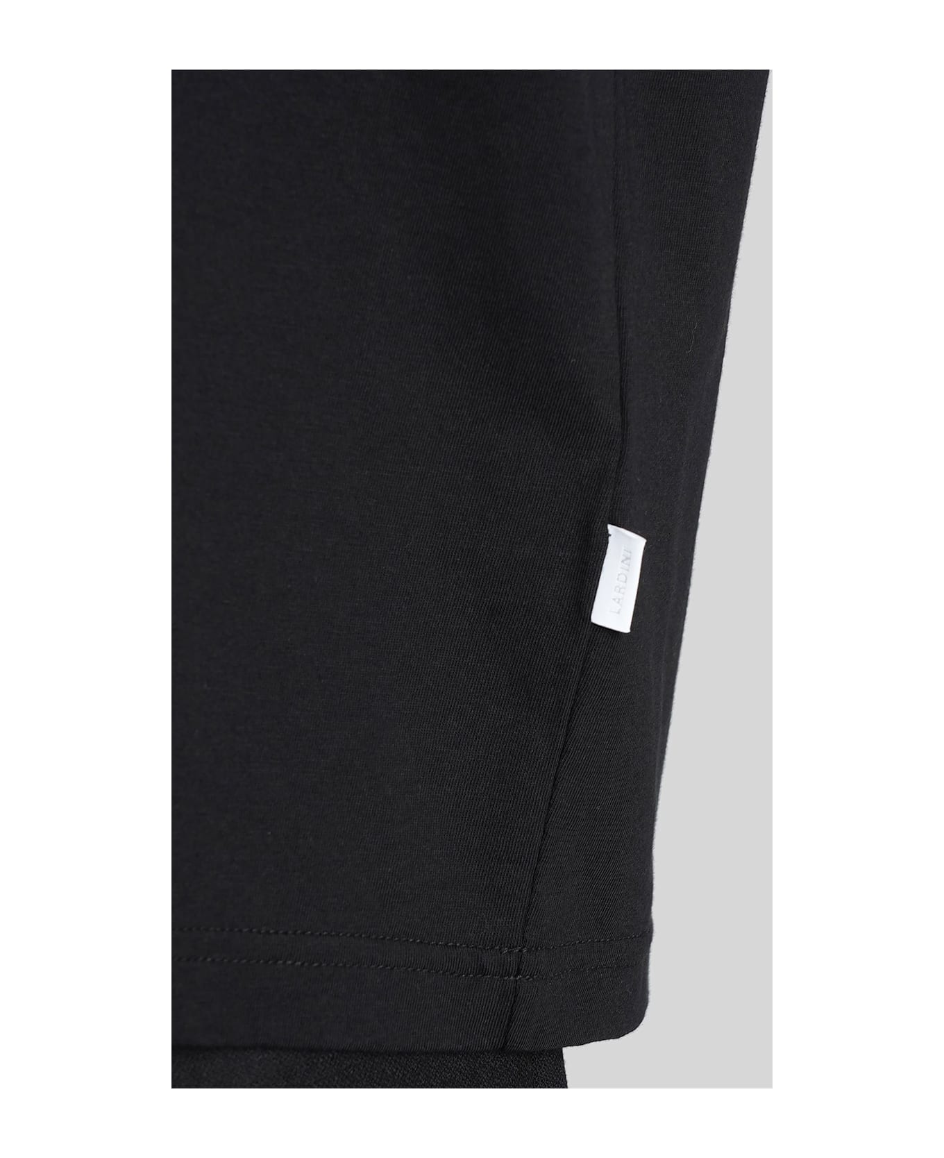 Lardini T-shirt In Black Cotton - black