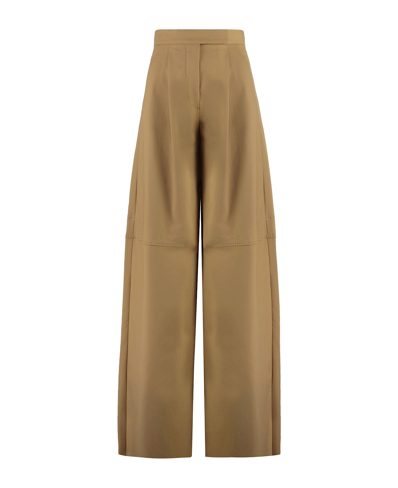 Max Mara Avoriaz Wide Leg Trousers - Beige