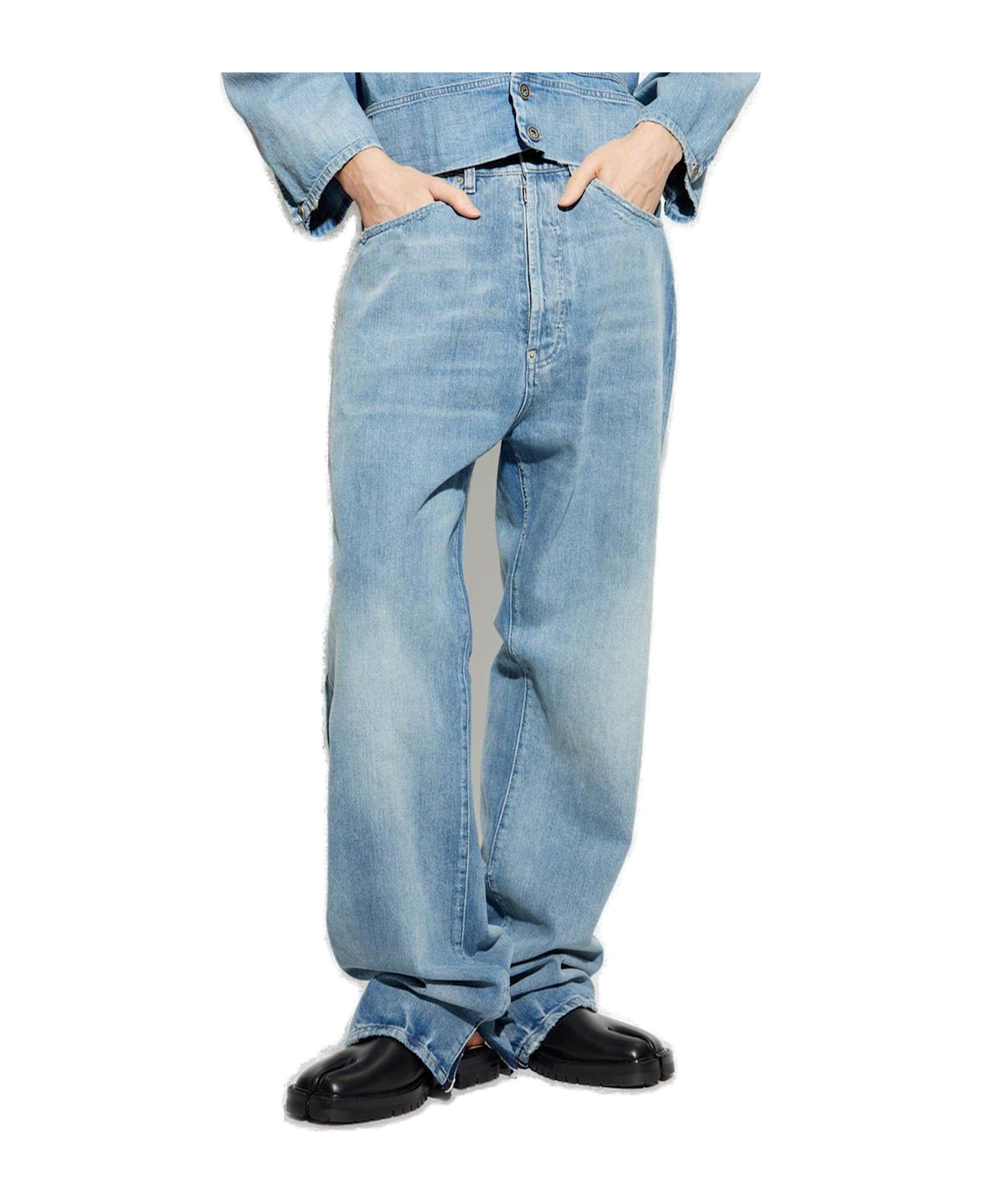 Maison Margiela Buckle Jeans - BLUE