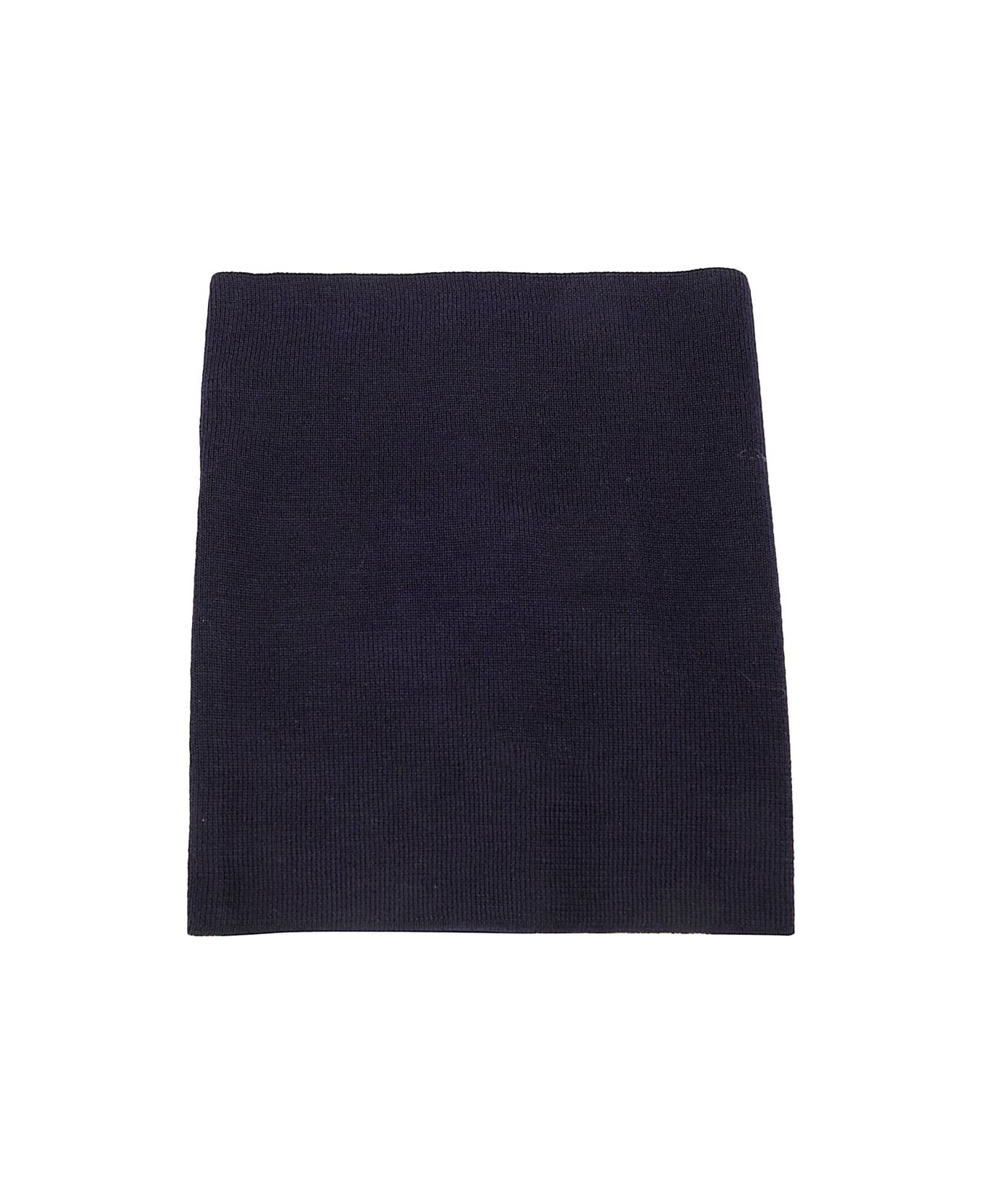 Maison Margiela Knitted Scarf - NAVY